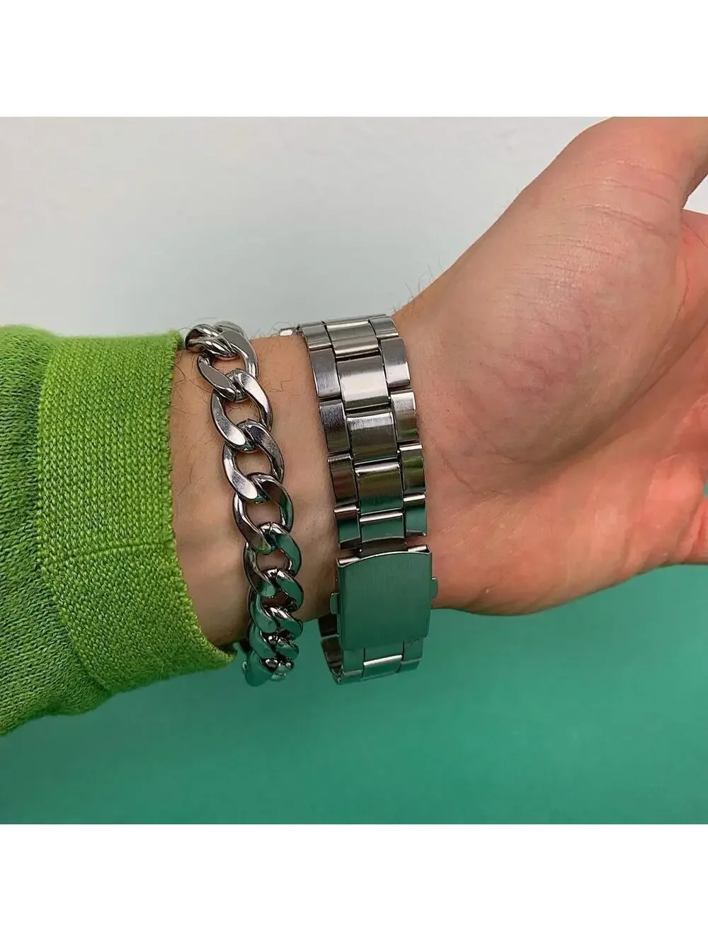 Classy Y2k 2000s vintage style essential minimalist retro stainless steel cyber